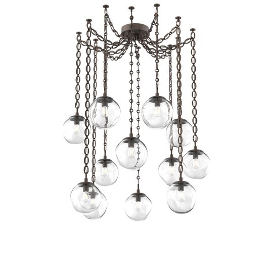 Levi Wilson Aster 19 Inch Multi Pendant Light by Hammerton Studio