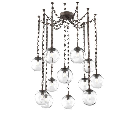 Levi Wilson Aster 19 Inch Multi Pendant Light by Hammerton Studio