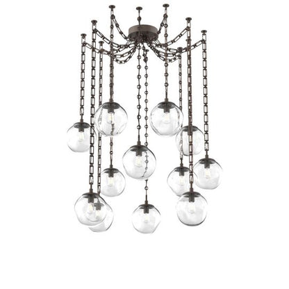 Levi Wilson Aster 19 Inch Multi Pendant Light by Hammerton Studio