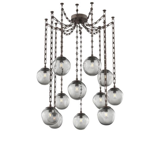 Levi Wilson Aster 19 Inch Multi Pendant Light by Hammerton Studio