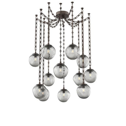 Levi Wilson Aster 19 Inch Multi Pendant Light by Hammerton Studio