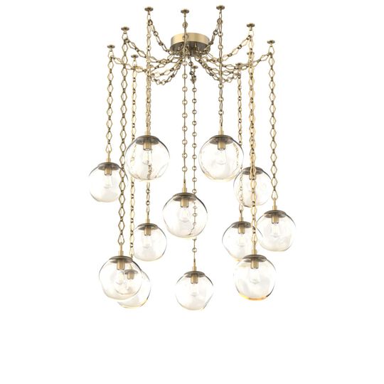 Levi Wilson Aster 19 Inch Multi Pendant Light by Hammerton Studio