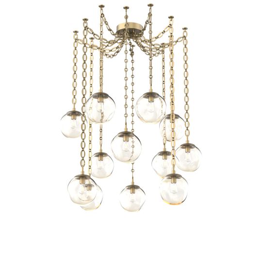 Levi Wilson Aster 19 Inch Multi Pendant Light by Hammerton Studio