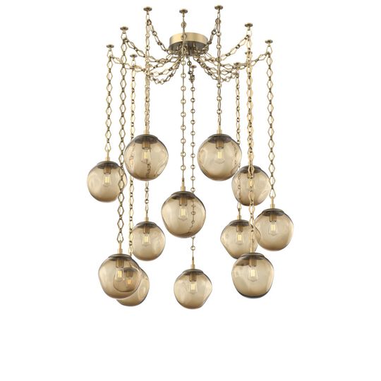 Levi Wilson Aster 19 Inch Multi Pendant Light by Hammerton Studio