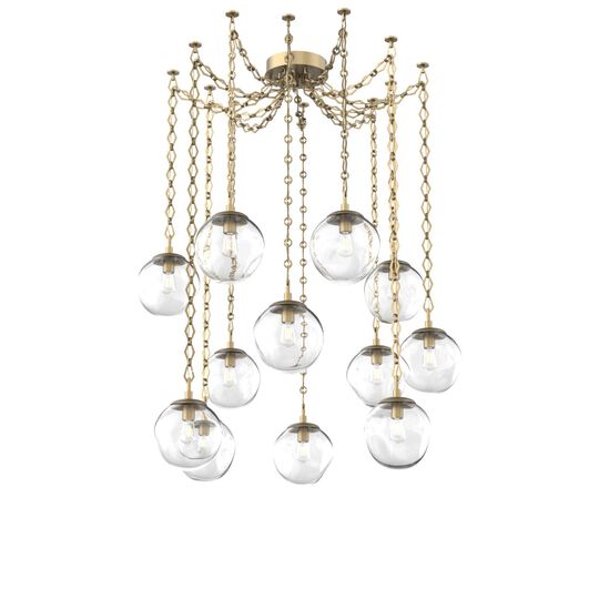 Levi Wilson Aster 19 Inch Multi Pendant Light by Hammerton Studio