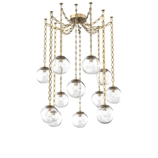 Levi Wilson Aster 19 Inch Multi Pendant Light by Hammerton Studio