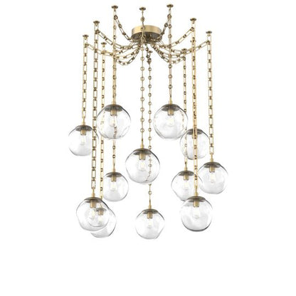 Levi Wilson Aster 19 Inch Multi Pendant Light by Hammerton Studio