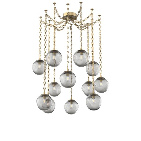 Levi Wilson Aster 19 Inch Multi Pendant Light by Hammerton Studio