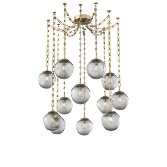 Levi Wilson Aster 19 Inch Multi Pendant Light by Hammerton Studio