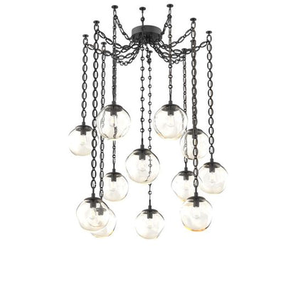 Levi Wilson Aster 19 Inch Multi Pendant Light by Hammerton Studio