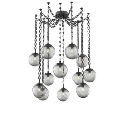 Levi Wilson Aster 19 Inch Multi Pendant Light by Hammerton Studio