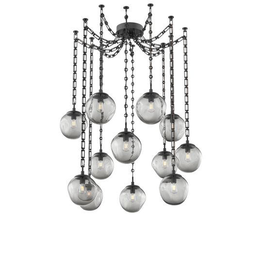 Levi Wilson Aster 19 Inch Multi Pendant Light by Hammerton Studio