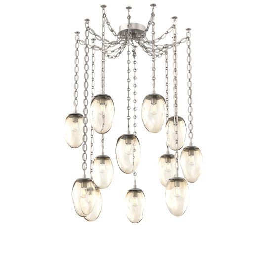 Levi Wilson Meteo 17 Inch Multi Pendant Light by Hammerton Studio