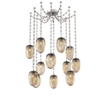 Levi Wilson Meteo 17 Inch Multi Pendant Light by Hammerton Studio