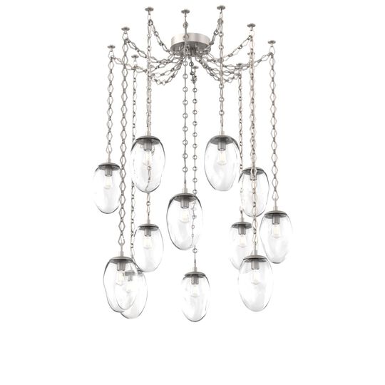 Levi Wilson Meteo 17 Inch Multi Pendant Light by Hammerton Studio
