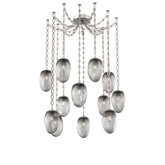 Levi Wilson Meteo 17 Inch Multi Pendant Light by Hammerton Studio