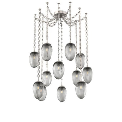 Levi Wilson Meteo 17 Inch Multi Pendant Light by Hammerton Studio