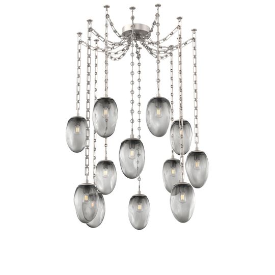 Levi Wilson Meteo 17 Inch Multi Pendant Light by Hammerton Studio