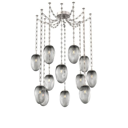 Levi Wilson Meteo 17 Inch Multi Pendant Light by Hammerton Studio
