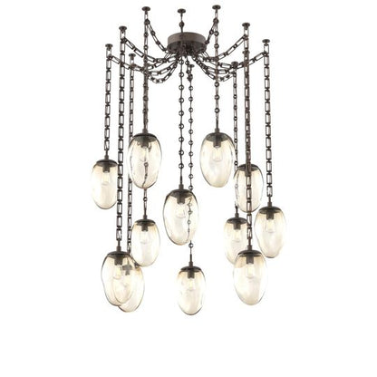 Levi Wilson Meteo 17 Inch Multi Pendant Light by Hammerton Studio