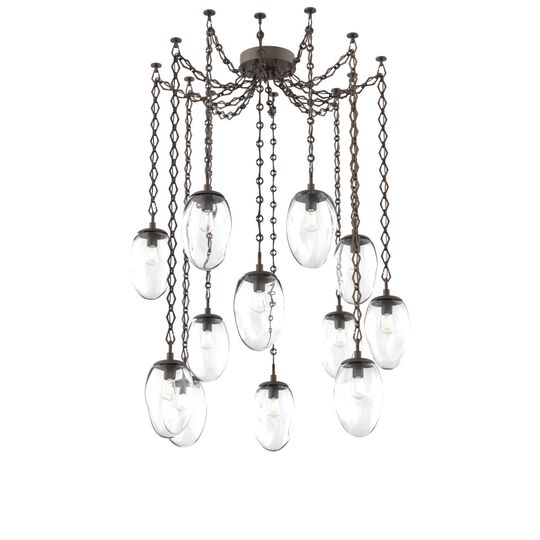 Levi Wilson Meteo 17 Inch Multi Pendant Light by Hammerton Studio