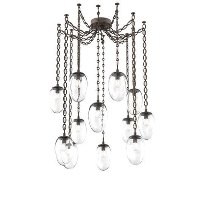 Levi Wilson Meteo 17 Inch Multi Pendant Light by Hammerton Studio