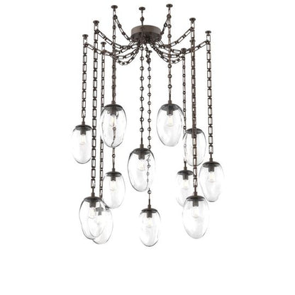 Levi Wilson Meteo 17 Inch Multi Pendant Light by Hammerton Studio