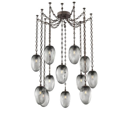 Levi Wilson Meteo 17 Inch Multi Pendant Light by Hammerton Studio
