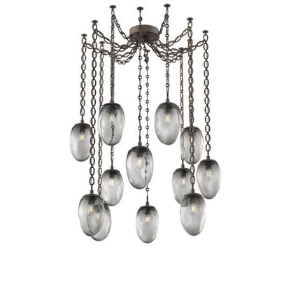 Levi Wilson Meteo 17 Inch Multi Pendant Light by Hammerton Studio