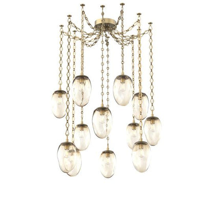 Levi Wilson Meteo 17 Inch Multi Pendant Light by Hammerton Studio