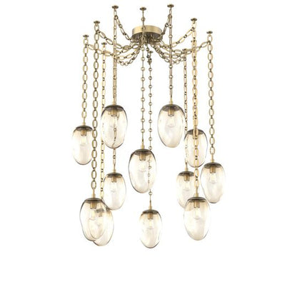 Levi Wilson Meteo 17 Inch Multi Pendant Light by Hammerton Studio