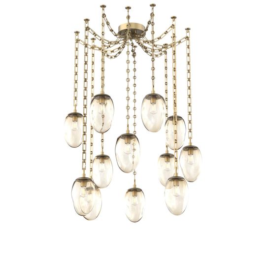 Levi Wilson Meteo 17 Inch Multi Pendant Light by Hammerton Studio