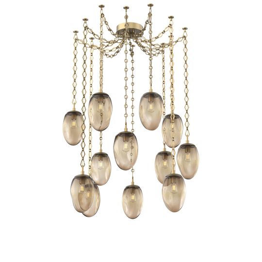 Levi Wilson Meteo 17 Inch Multi Pendant Light by Hammerton Studio