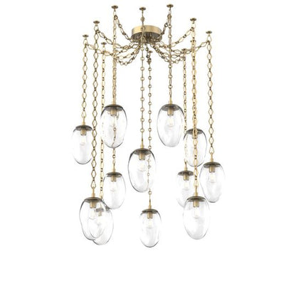 Levi Wilson Meteo 17 Inch Multi Pendant Light by Hammerton Studio