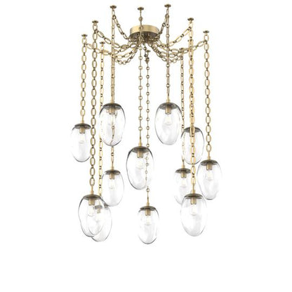 Levi Wilson Meteo 17 Inch Multi Pendant Light by Hammerton Studio