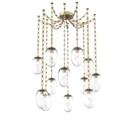 Levi Wilson Meteo 17 Inch Multi Pendant Light by Hammerton Studio