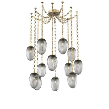 Levi Wilson Meteo 17 Inch Multi Pendant Light by Hammerton Studio