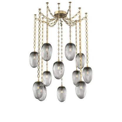 Levi Wilson Meteo 17 Inch Multi Pendant Light by Hammerton Studio
