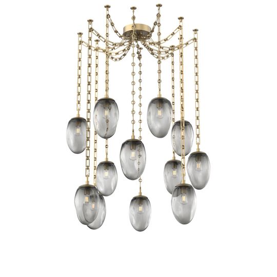 Levi Wilson Meteo 17 Inch Multi Pendant Light by Hammerton Studio