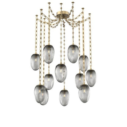 Levi Wilson Meteo 17 Inch Multi Pendant Light by Hammerton Studio