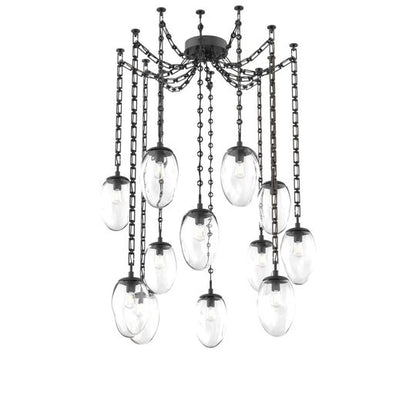 Levi Wilson Meteo 17 Inch Multi Pendant Light by Hammerton Studio