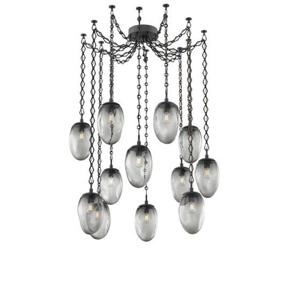 Levi Wilson Meteo 17 Inch Multi Pendant Light by Hammerton Studio