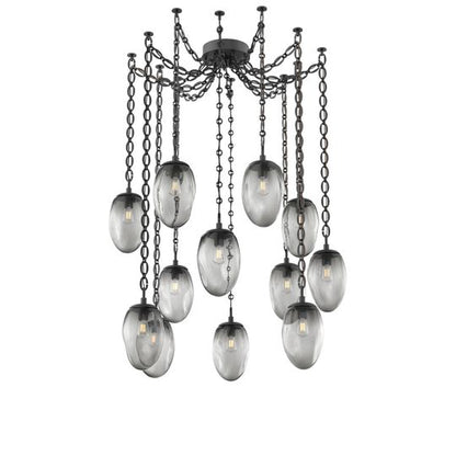 Levi Wilson Meteo 17 Inch Multi Pendant Light by Hammerton Studio