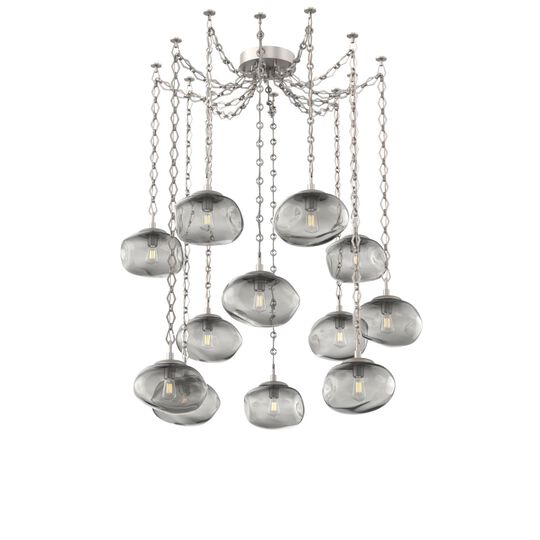 Levi Wilson Nova 19 Inch Multi Pendant Light by Hammerton Studio