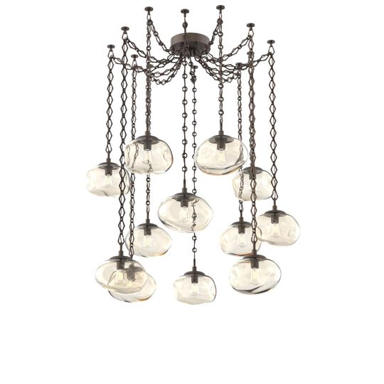 Levi Wilson Nova 19 Inch Multi Pendant Light by Hammerton Studio