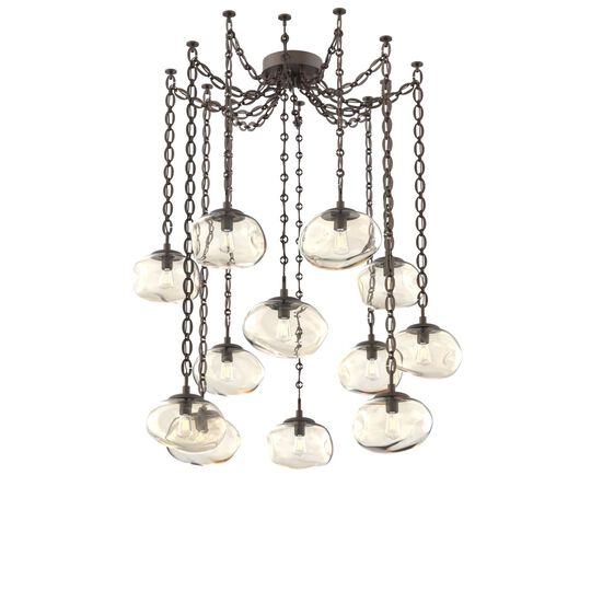 Levi Wilson Nova 19 Inch Multi Pendant Light by Hammerton Studio