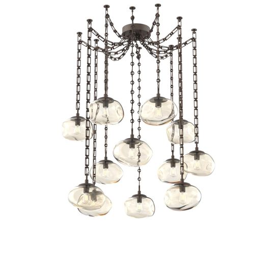 Levi Wilson Nova 19 Inch Multi Pendant Light by Hammerton Studio