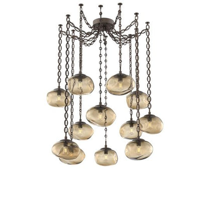Levi Wilson Nova 19 Inch Multi Pendant Light by Hammerton Studio