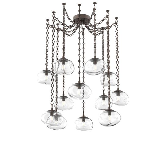 Levi Wilson Nova 19 Inch Multi Pendant Light by Hammerton Studio