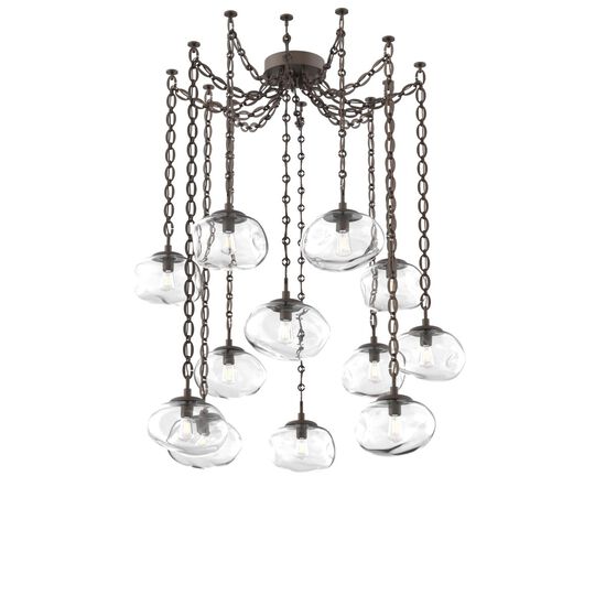 Levi Wilson Nova 19 Inch Multi Pendant Light by Hammerton Studio